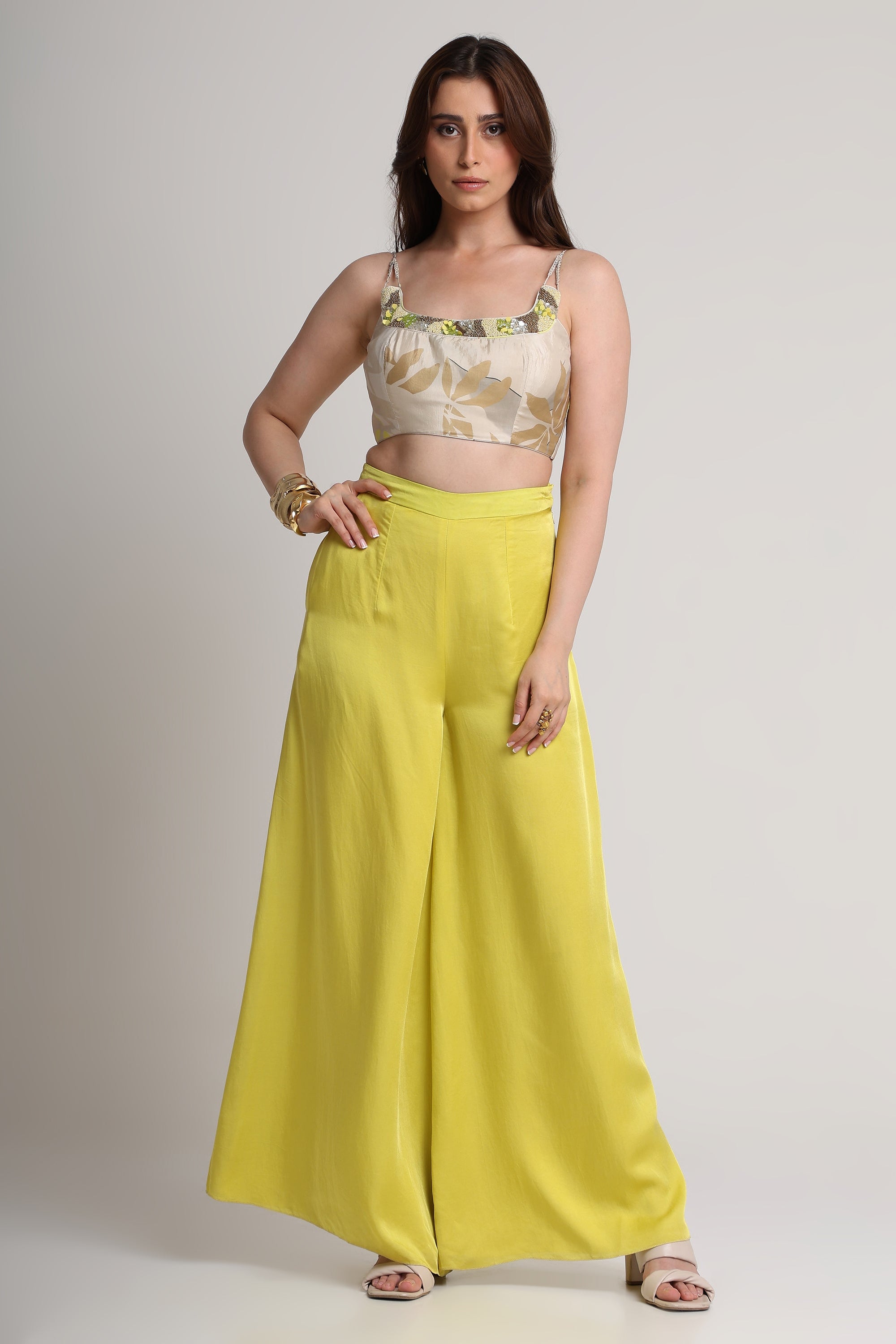 Lemon-yellow pant