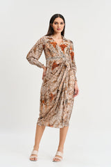 Browns abstarct floral print midi dress