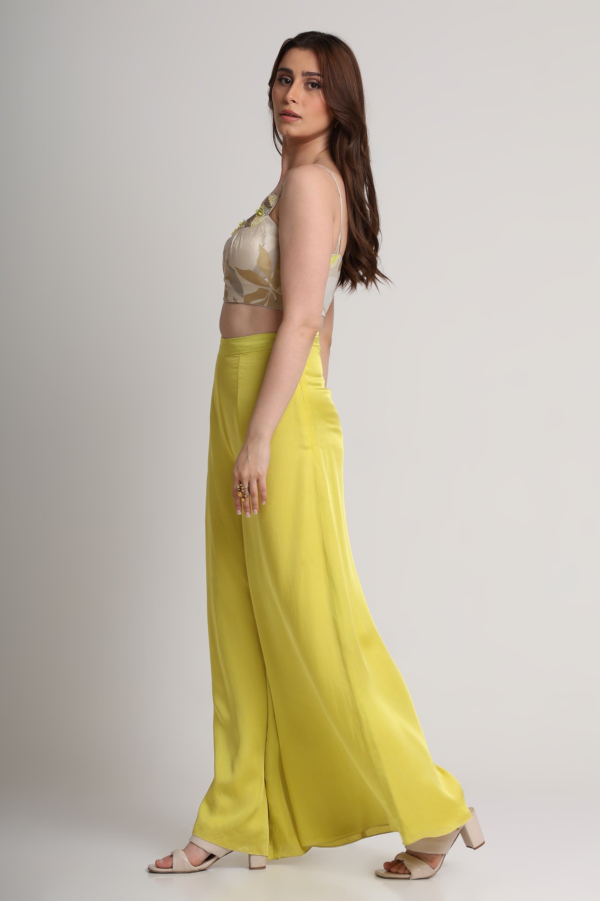 Lemon-yellow pant