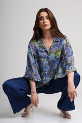 Future Dusk floral print shirt