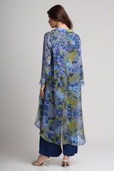 Future Dusk floral print long shirt