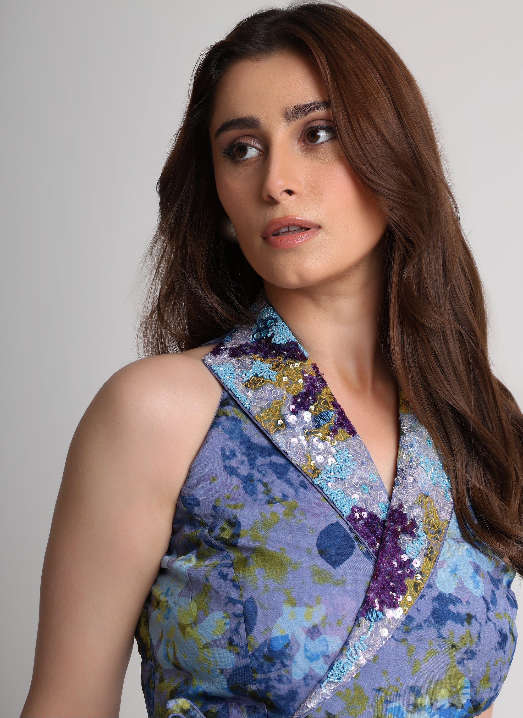 Future Dusk floral print top