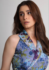 Future Dusk floral print top and pant set