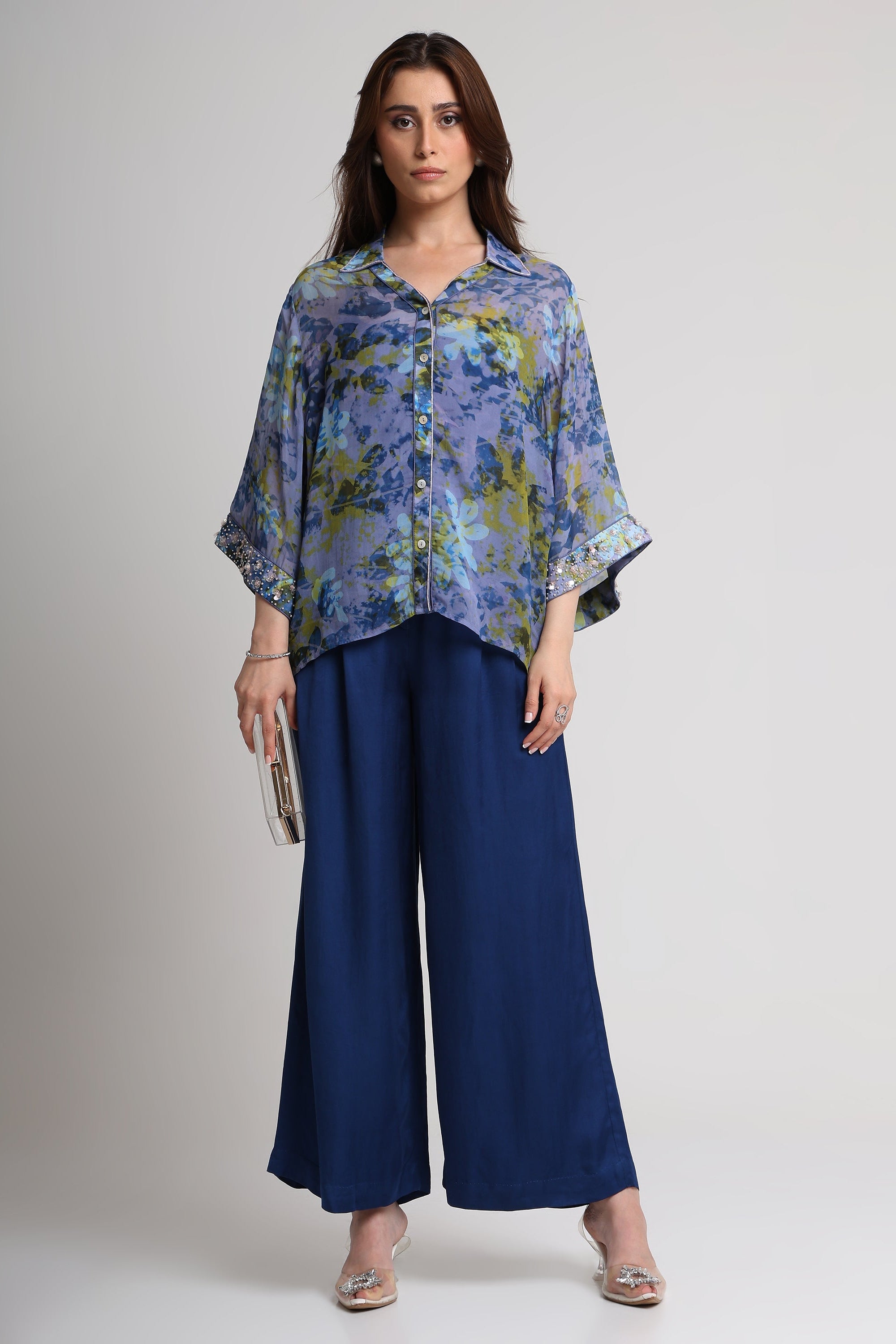 Future Dusk floral print shirt and pant set