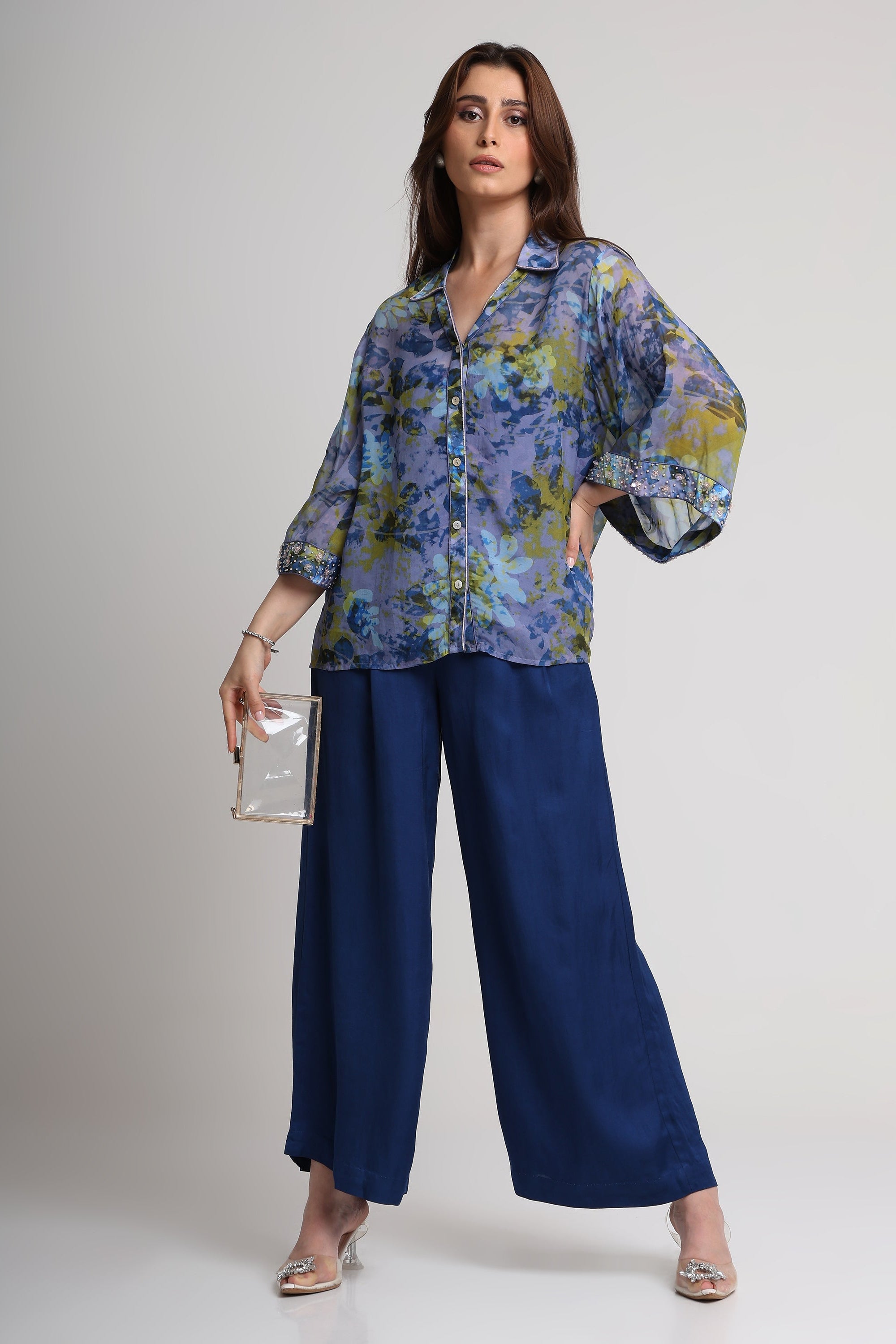 Future Dusk floral print shirt and pant set